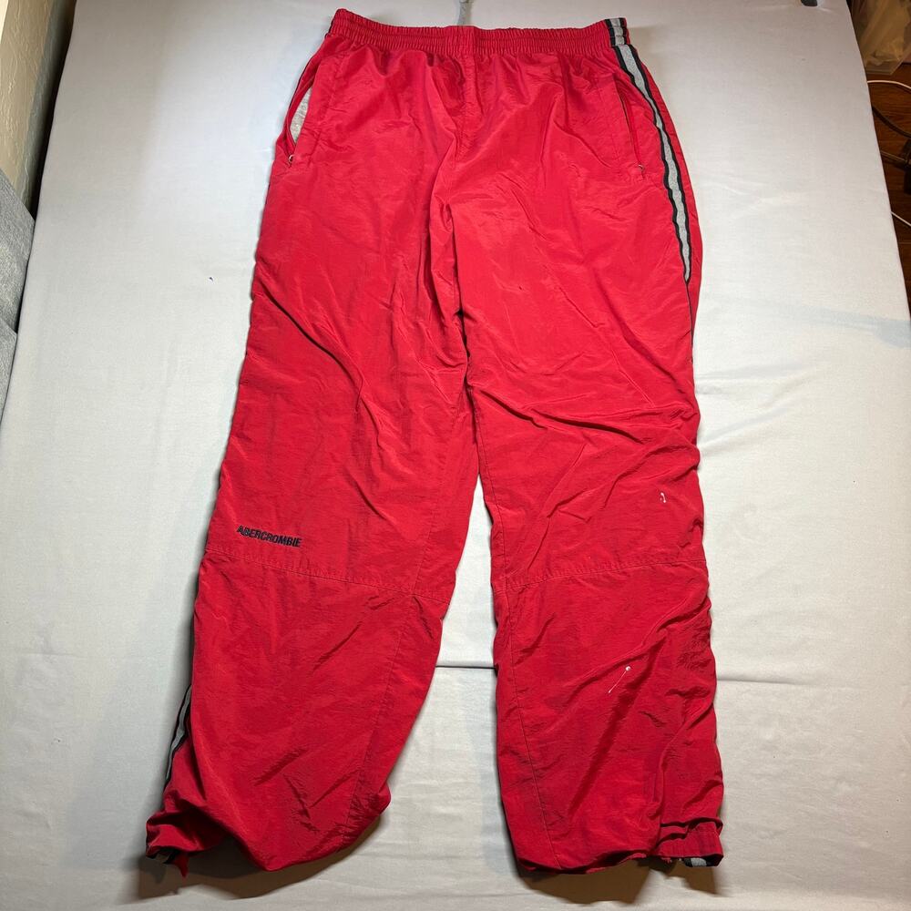 Vintage abercrombie nylon track pants